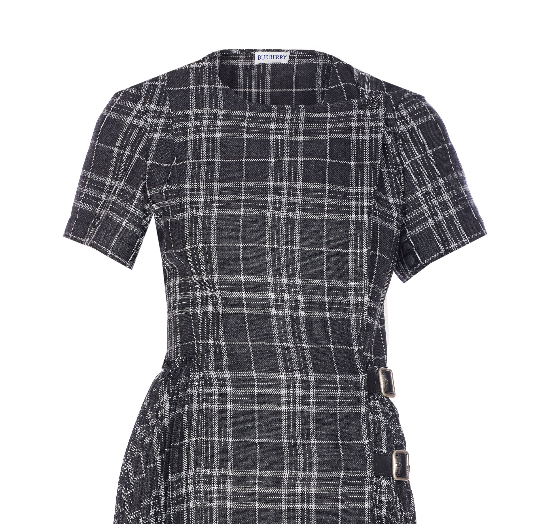 Burberry Dresses Grey Polyester