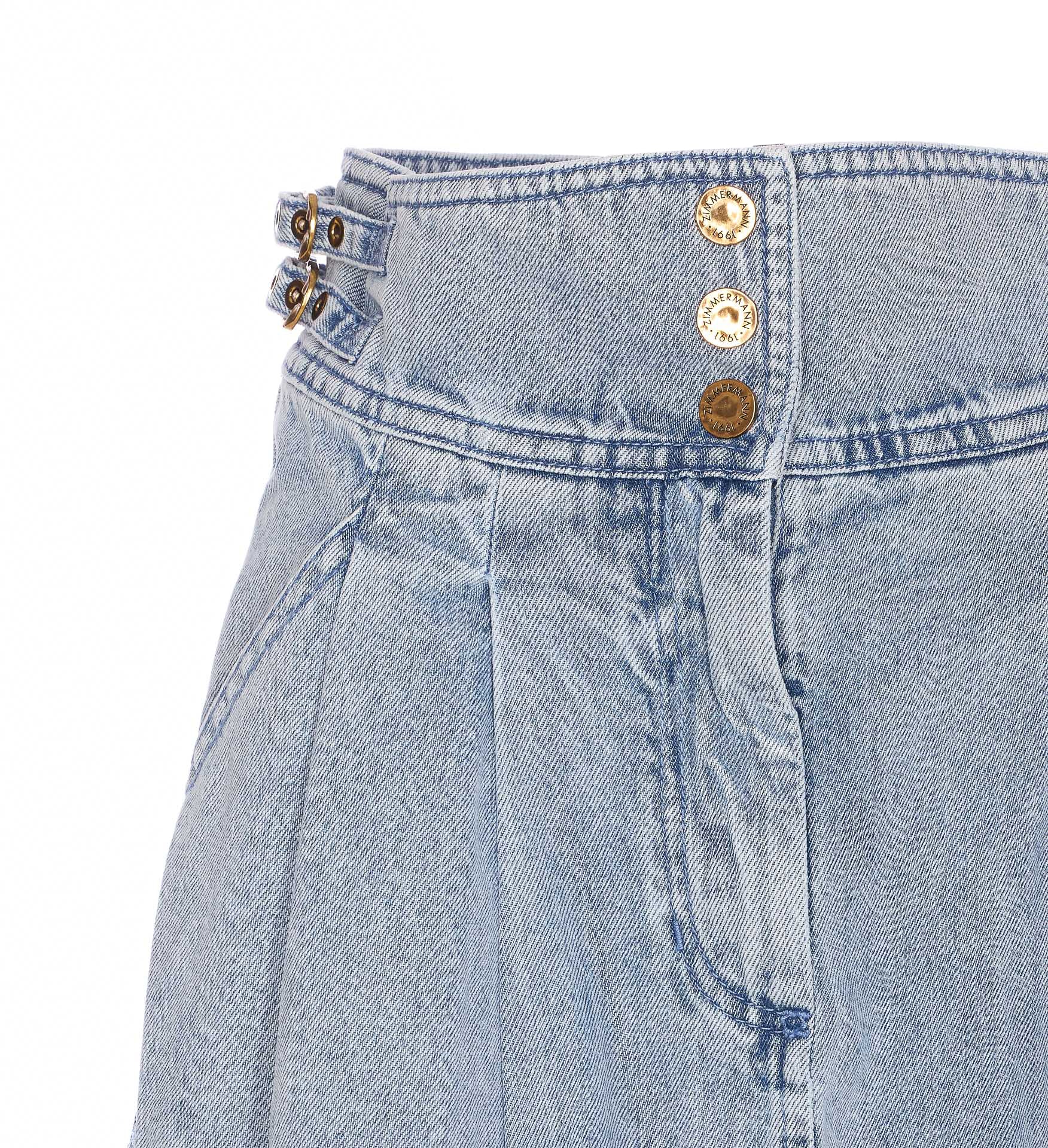 Zimmermann Skirts Blue Cotton