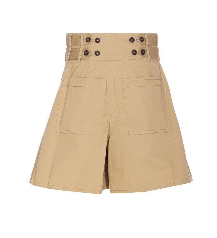 Zimmermann Shorts Beige Cotton