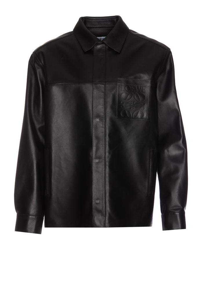 Loewe Jackets Black Lamb Leather