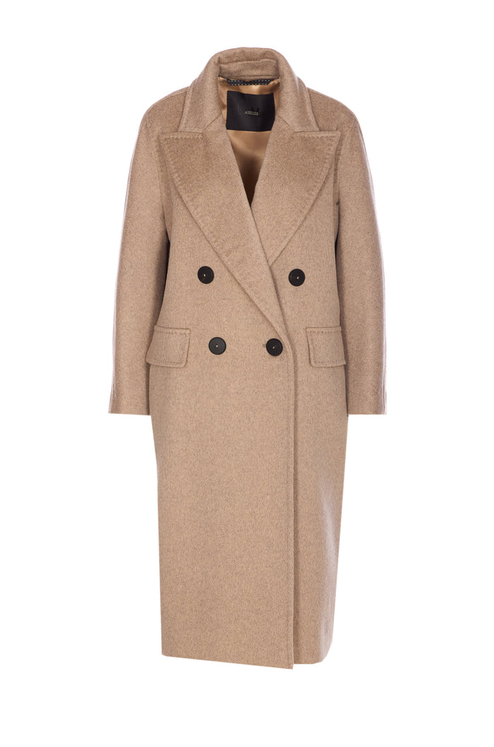 Max Mara Coats Beige Cashmere