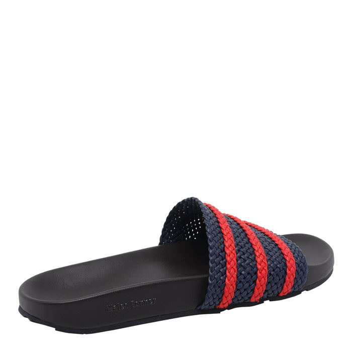 ADIDAS ORIGINALS BY WALES BONNER Sandals Blue Calf Leather/rubber Sole