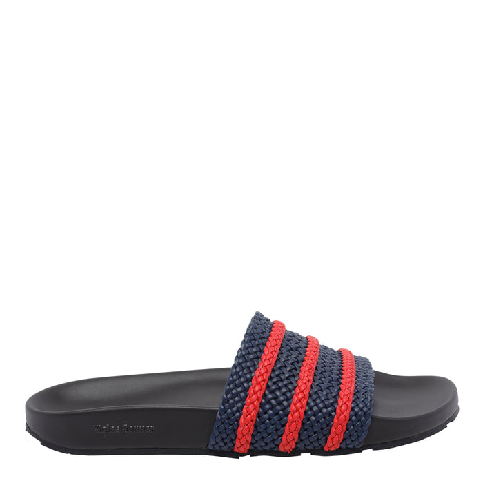 ADIDAS ORIGINALS BY WALES BONNER Sandals Blue Calf Leather/rubber Sole