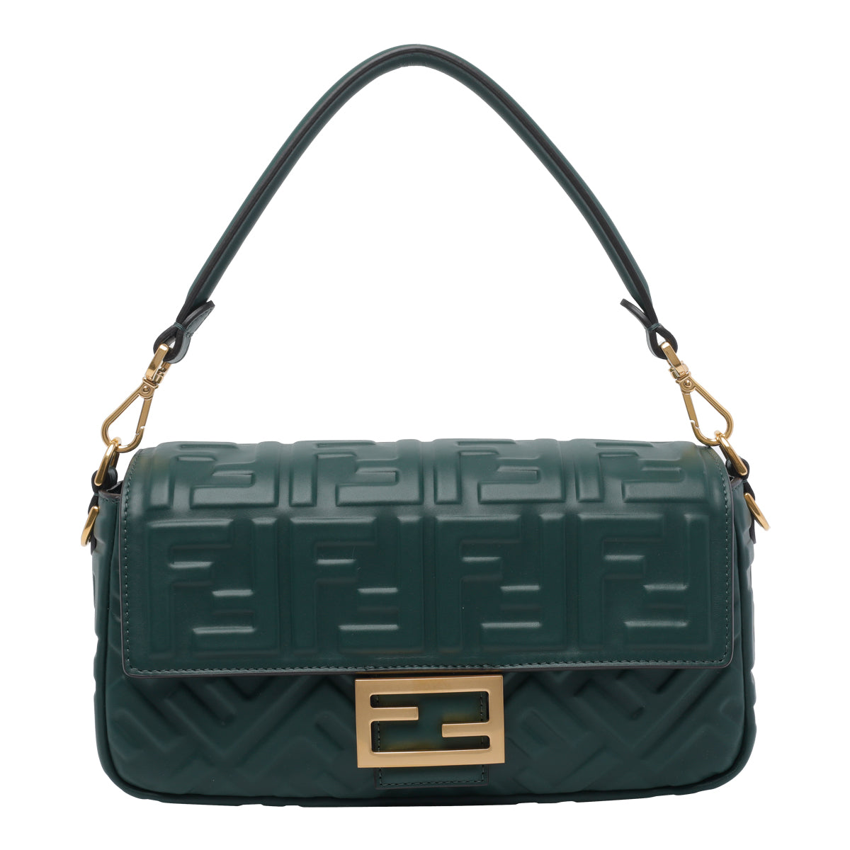 Fendi Bags Green Calf Leather