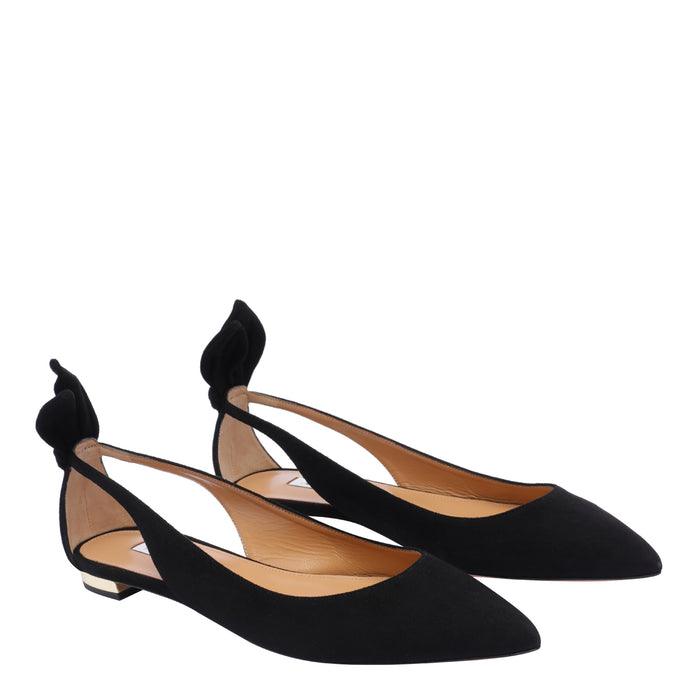 Aquazzura Flat Shoes Black