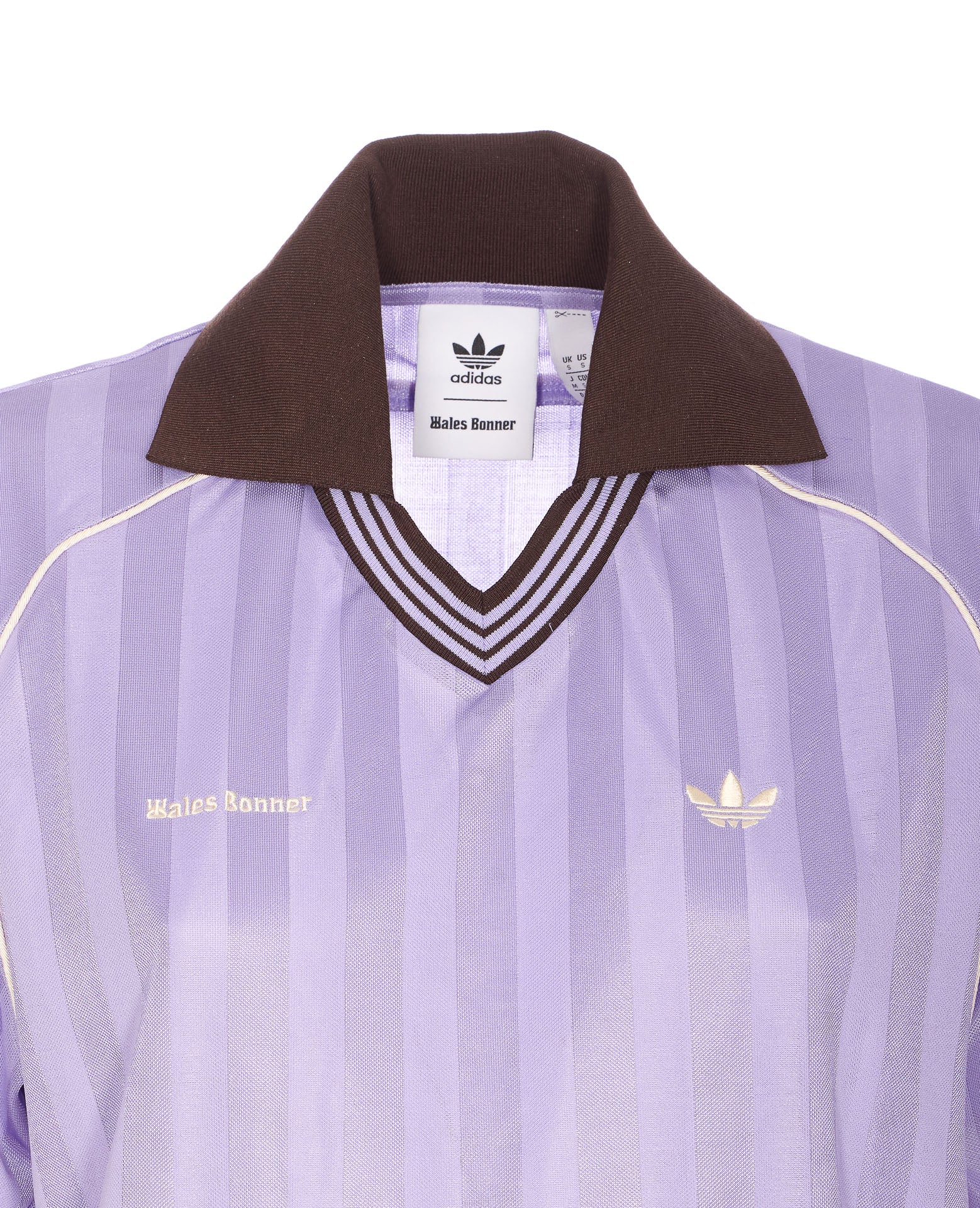 ADIDAS ORIGINALS BY WALES BONNER T-shirts and Polos Purple Polyester