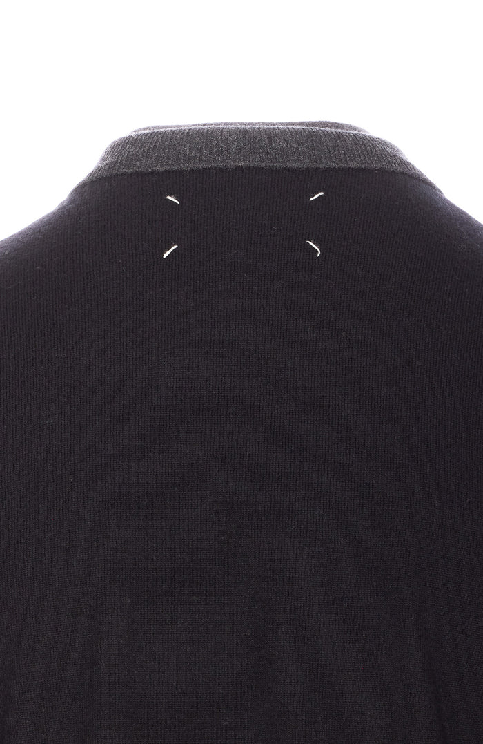Maison Margiela Sweaters Grey Wool
