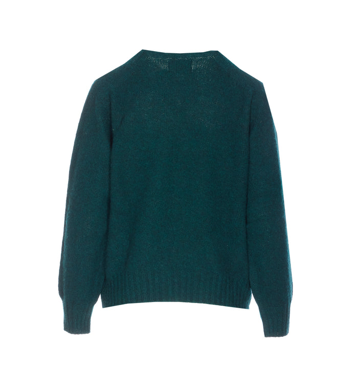 Howlin Sweaters Green Pure Wool