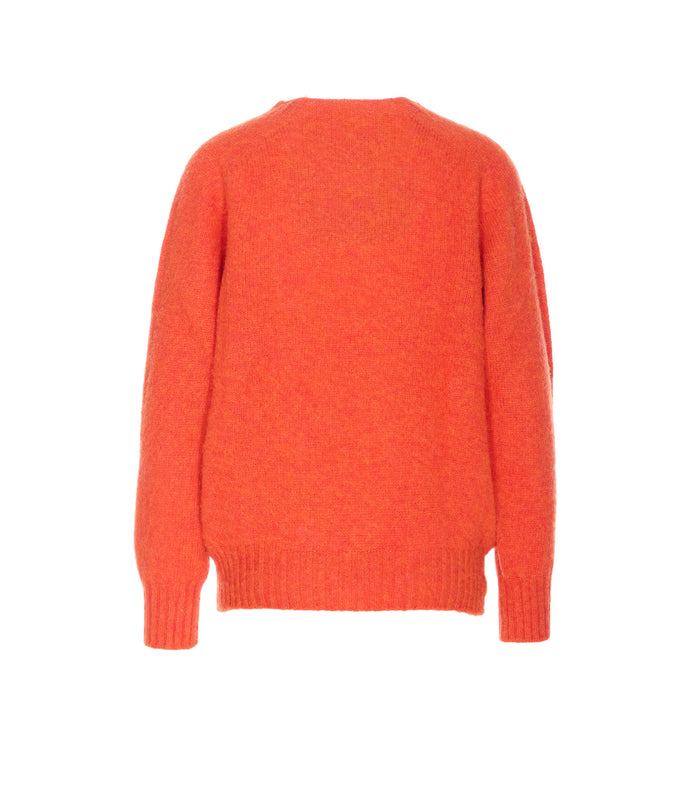 Howlin Sweaters Orange Pure Wool