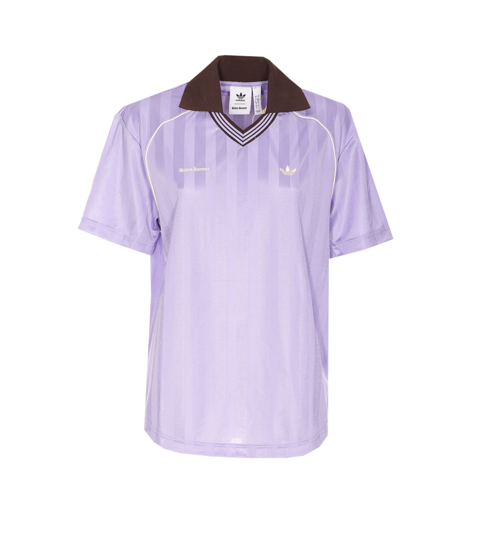 ADIDAS ORIGINALS BY WALES BONNER T-shirts and Polos Purple Polyester