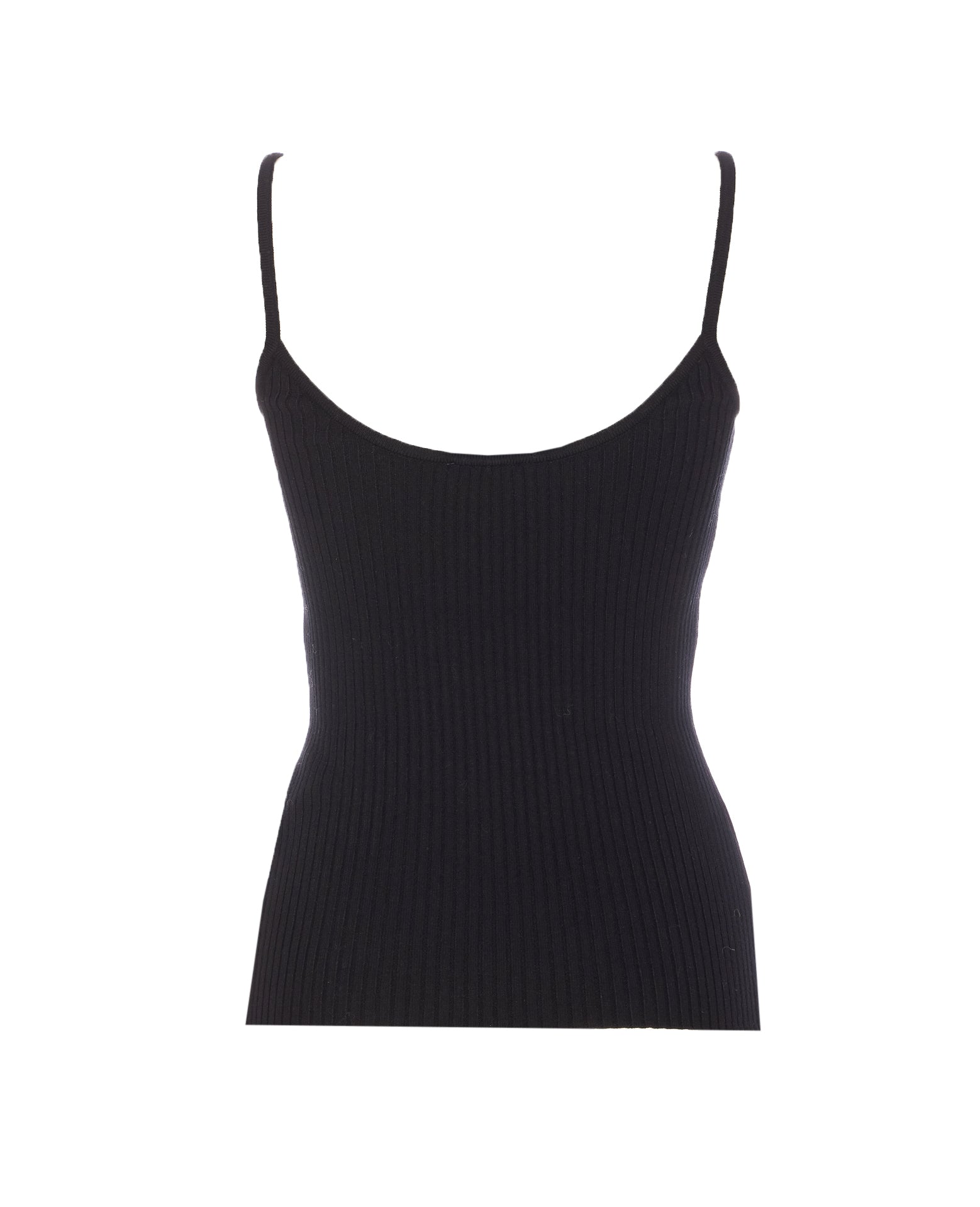 Courreges Top Black Viscose