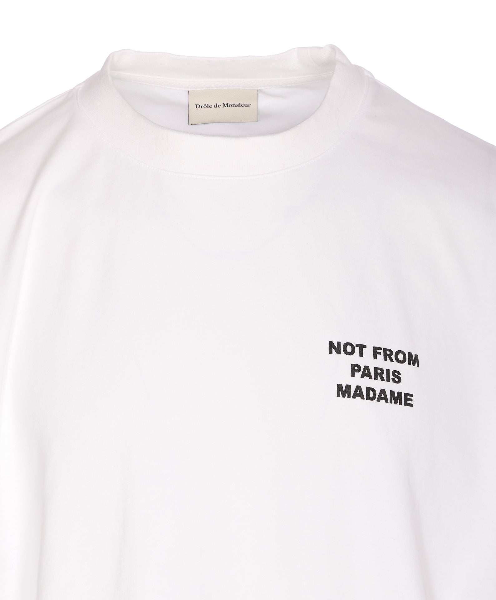 DROLE DE MONSIEUR T-shirts and Polos White Cotton