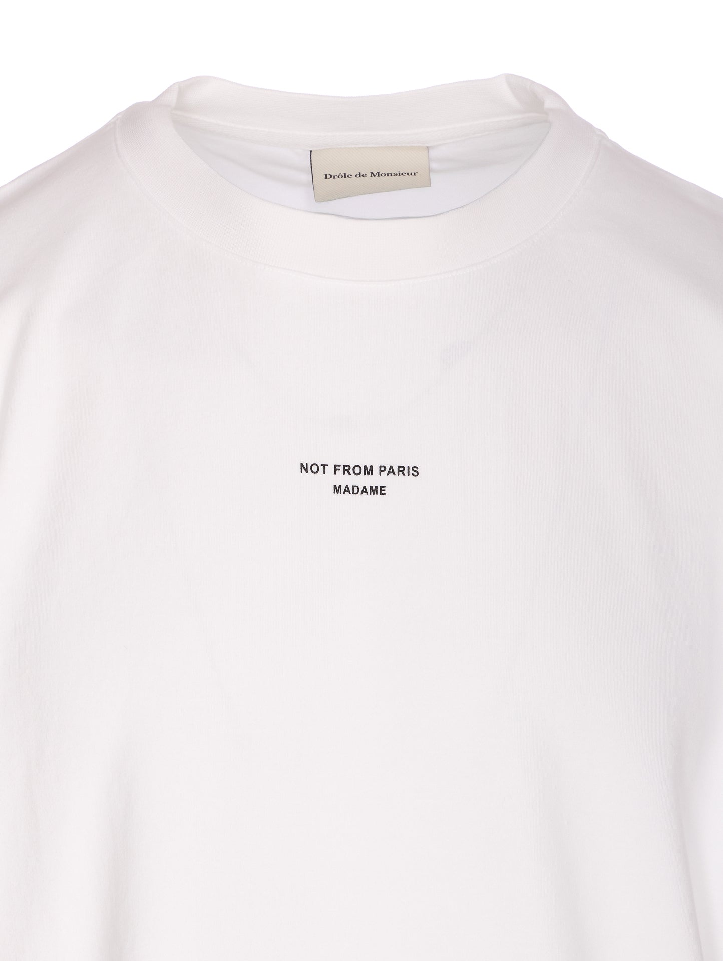 DROLE DE MONSIEUR T-shirts and Polos White Cotton