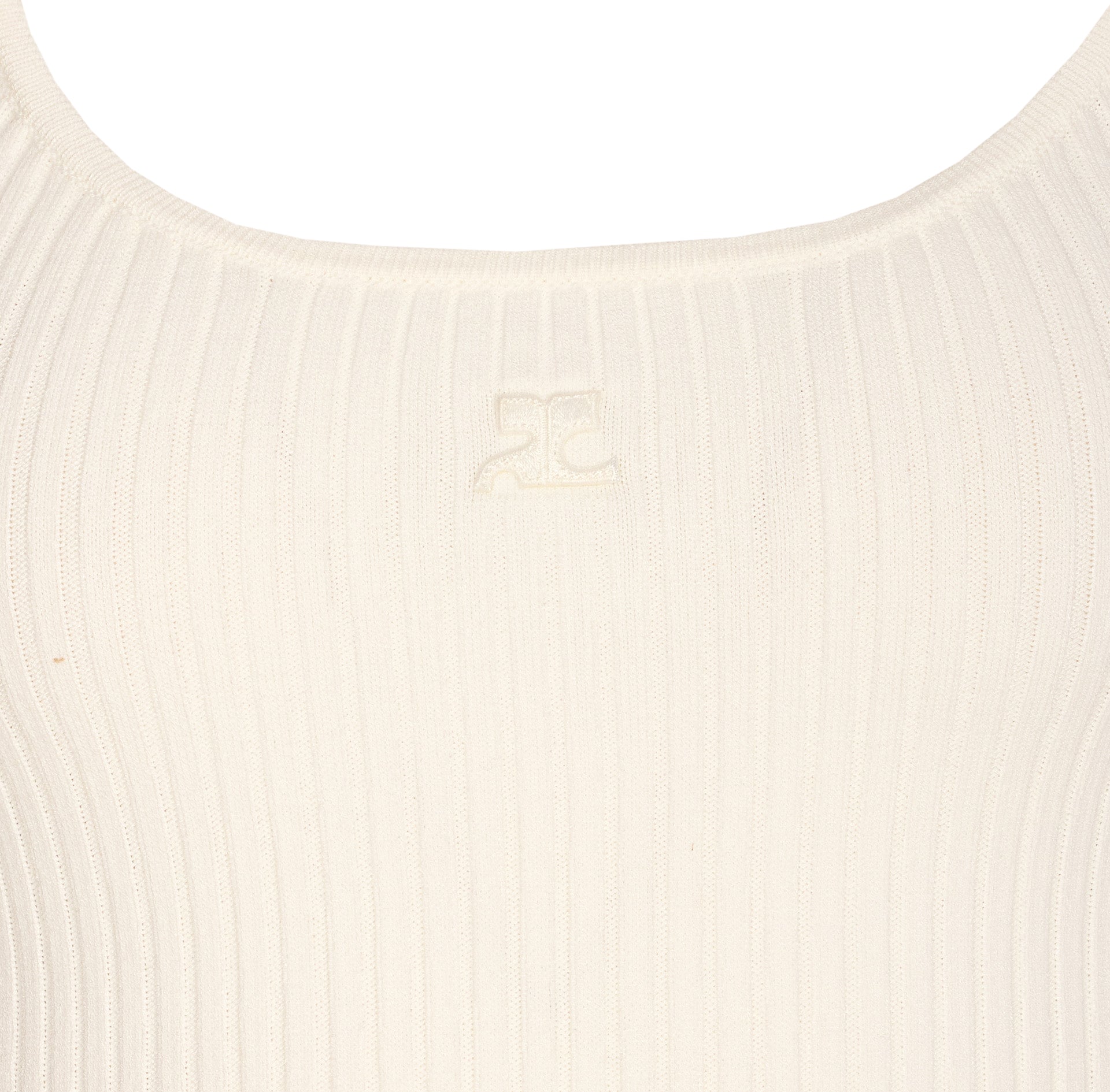 Courreges Top White Viscose