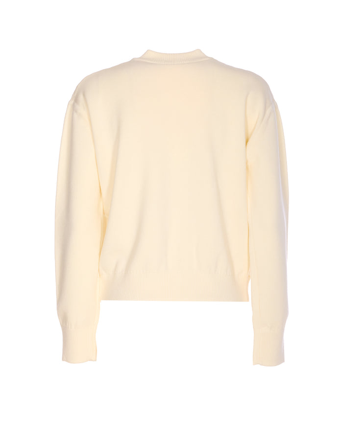 Max Mara Sweaters White Virgin Wool