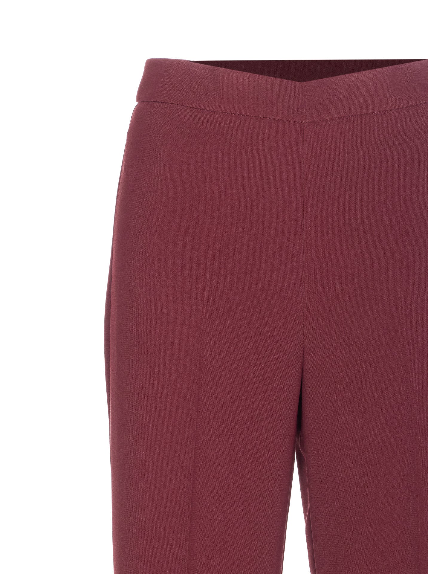 Twin-set Trousers Red Polyester