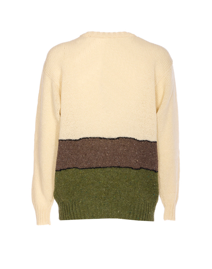 Howlin Sweaters White Pure Wool