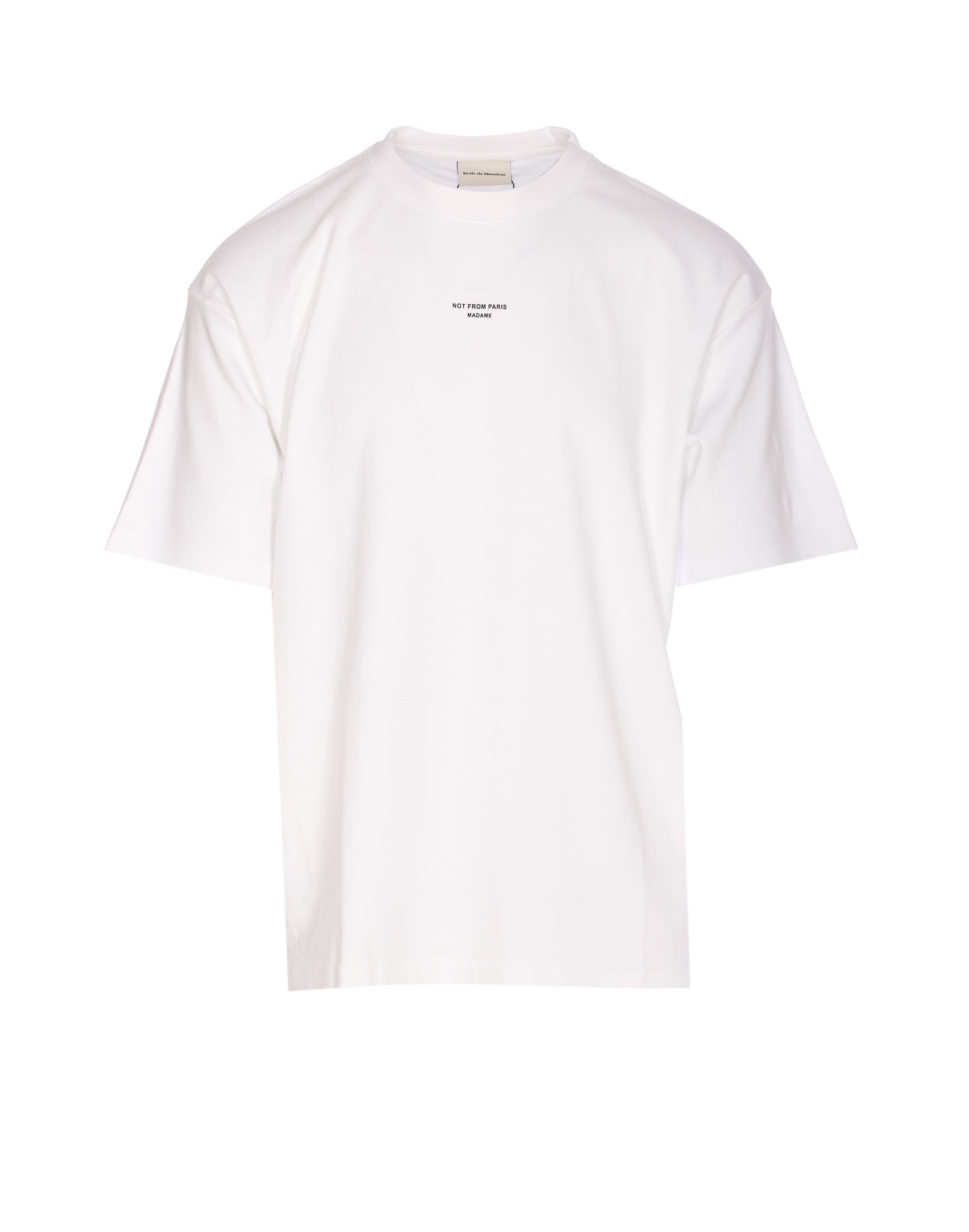 DROLE DE MONSIEUR T-shirts and Polos White Cotton
