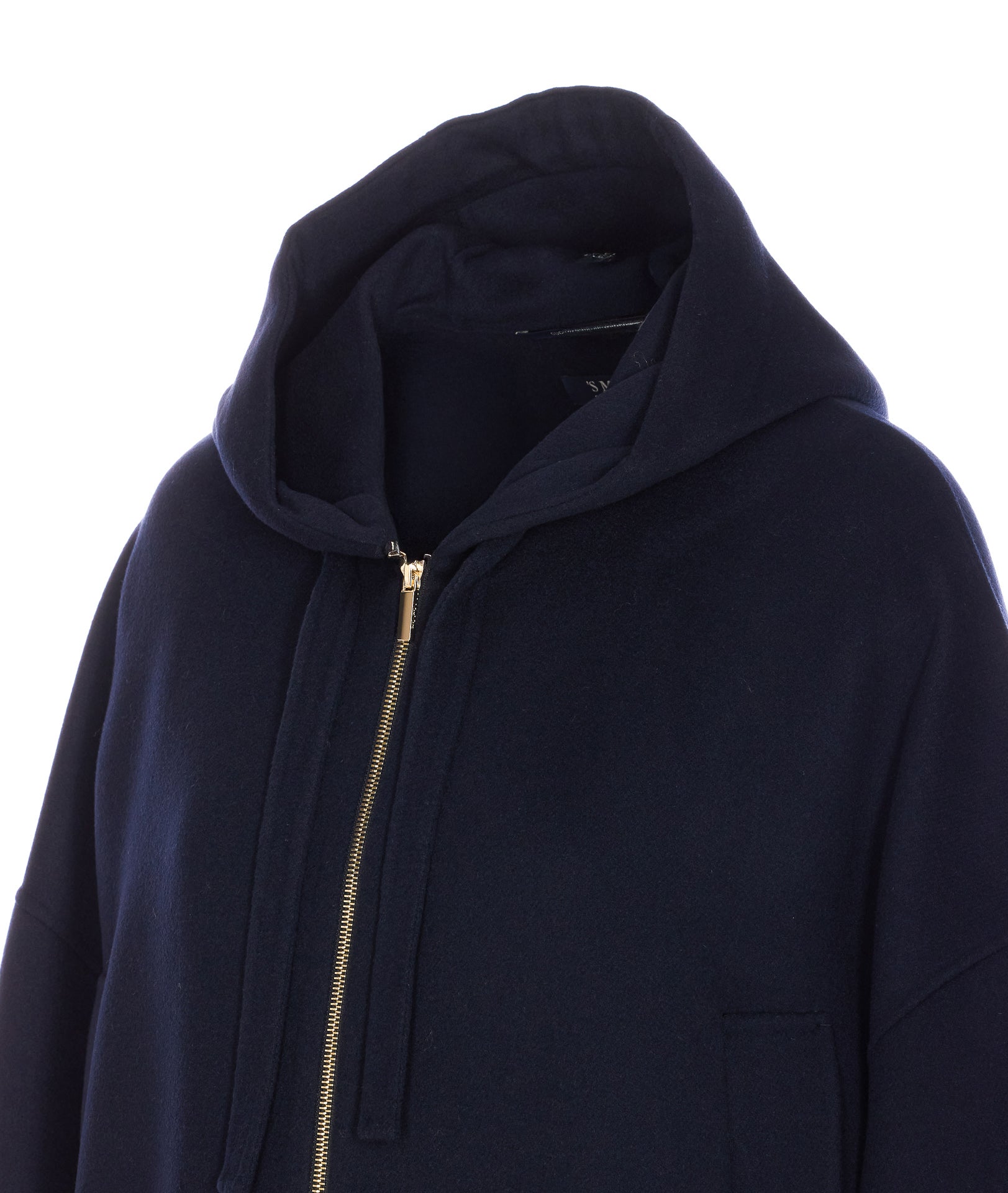S Max Mara Coats Blue Virgin Wool