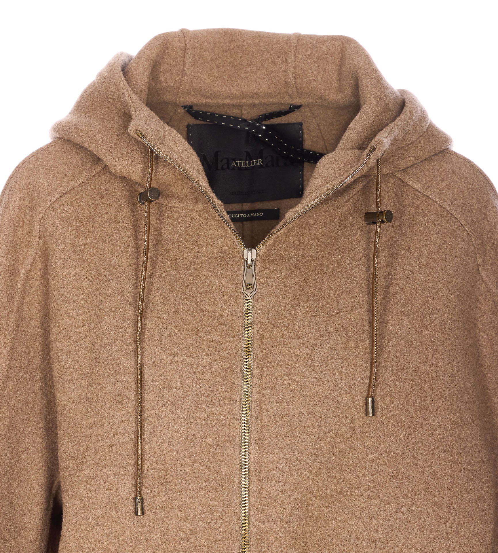 Max Mara Coats Beige Cashmere