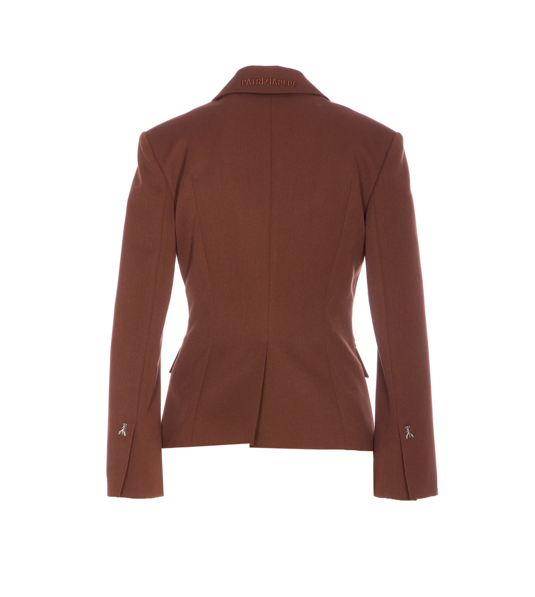 Patrizia Pepe Jackets Brown Polyester