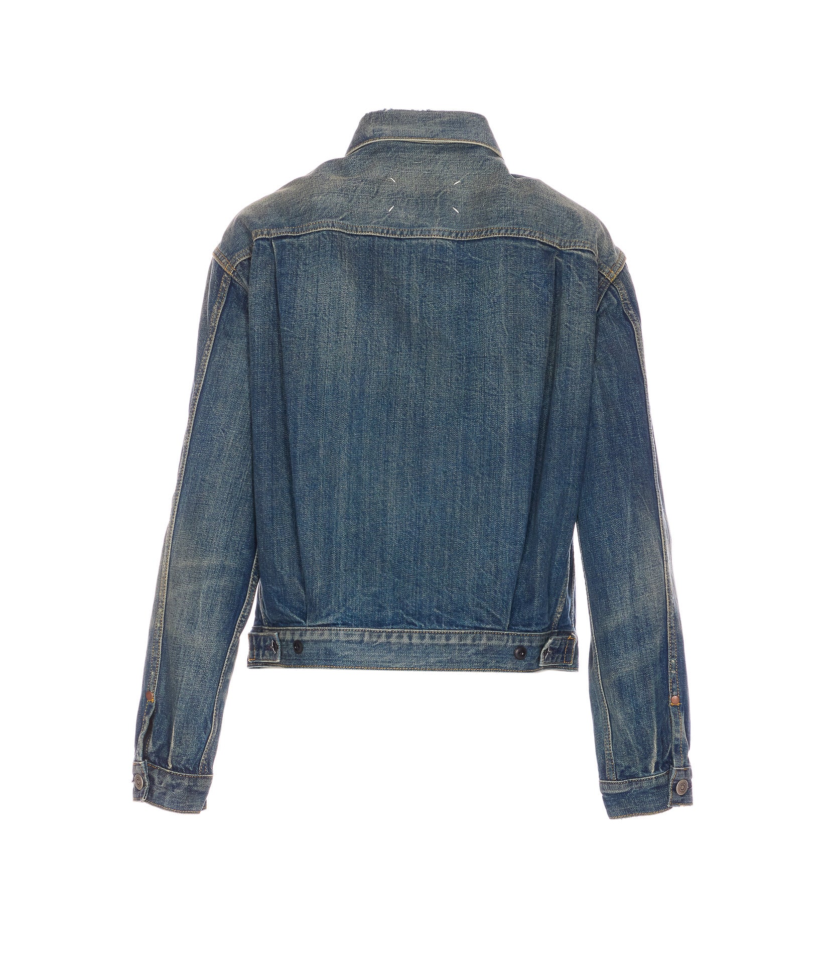 Maison Margiela Jackets Blue Cotton