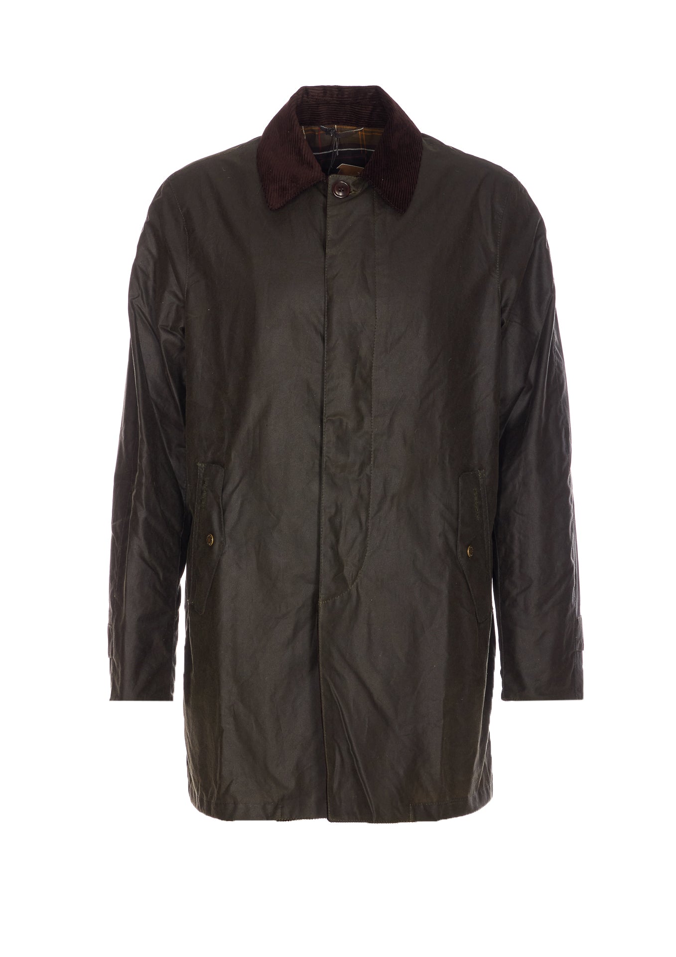 BARBOUR X BARACUTA Coats Green Waxed Cotton