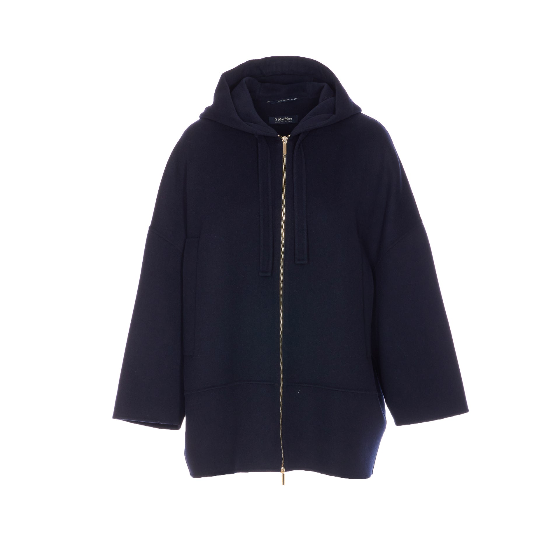 S Max Mara Coats Blue Virgin Wool