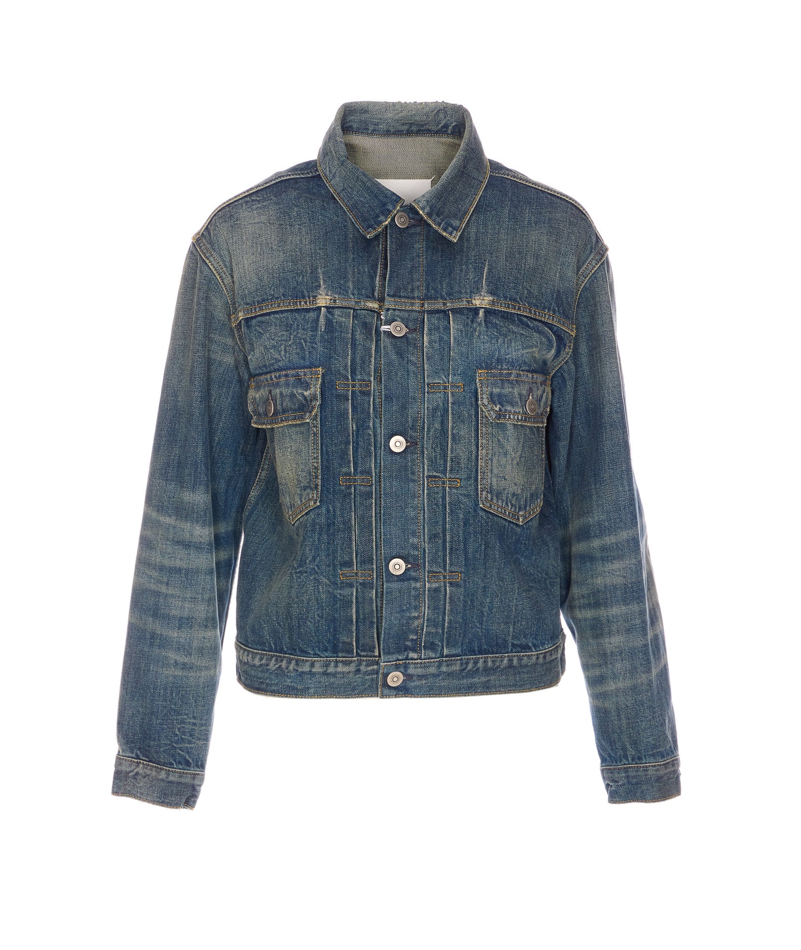 Maison Margiela Jackets Blue Cotton