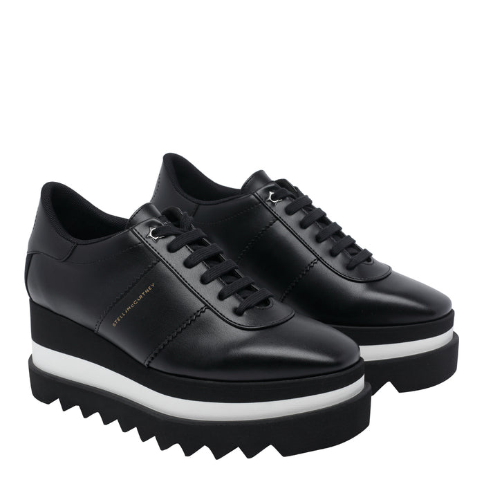 Stella McCartney Flat shoes Black Vegan Leather/rubbe Sole