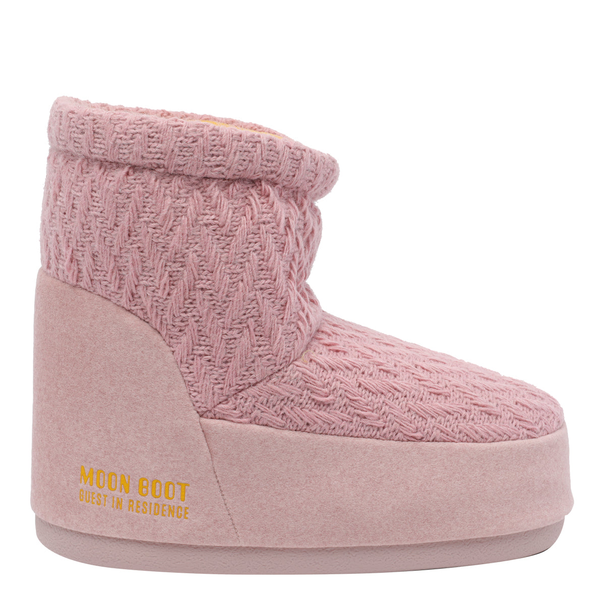MOON BOOT X GUEST IN RESIDENCE Pink Fabric/rubber Sole