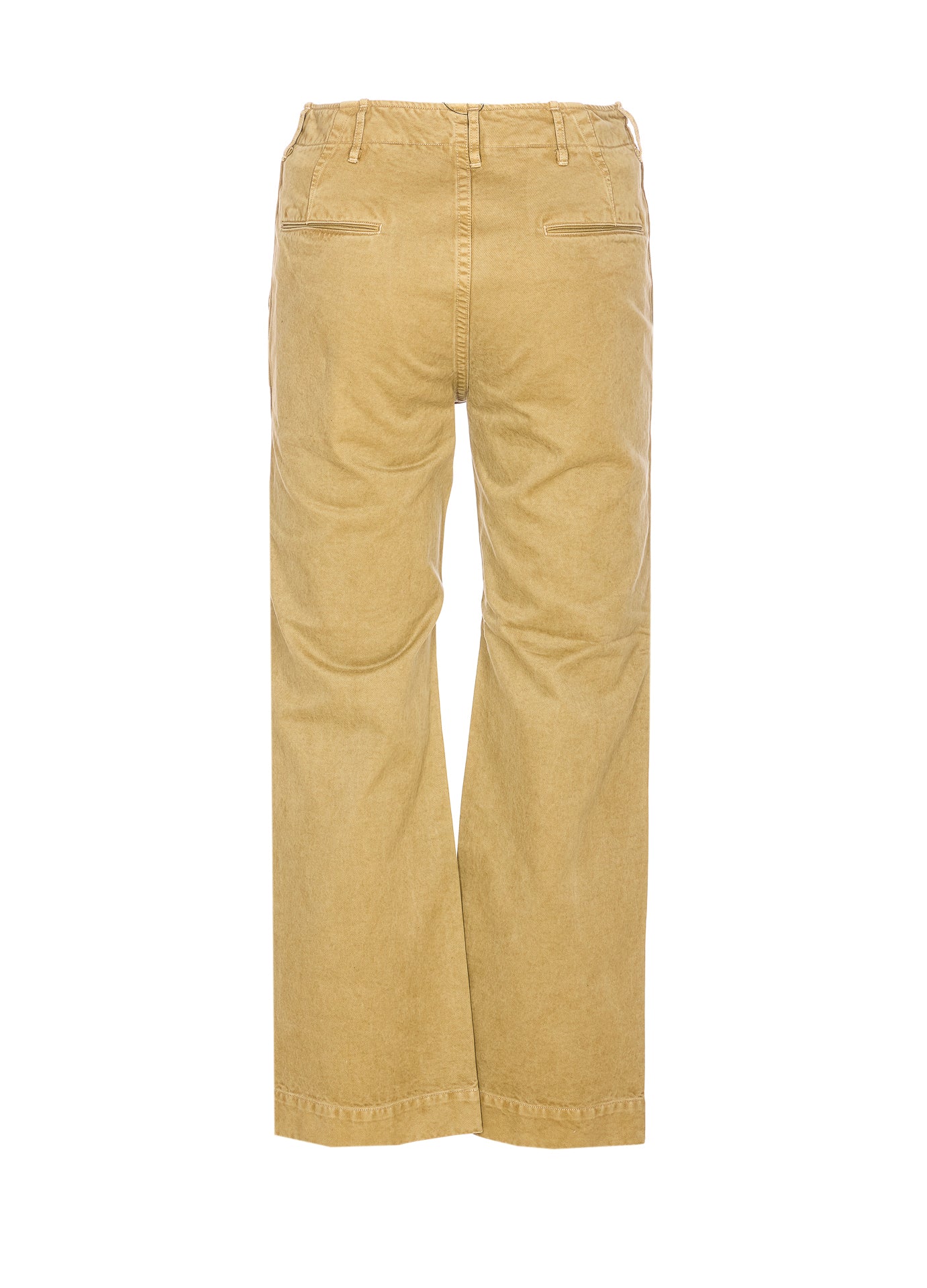 Auralee Trousers Beige Cotton
