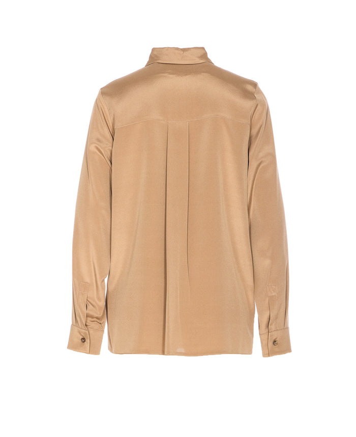 Max Mara Shirts Beige Silk