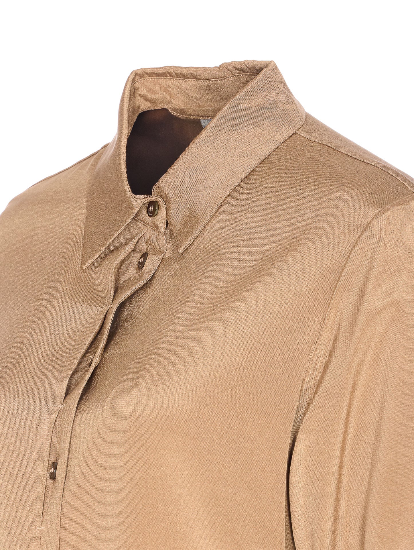 Max Mara Shirts Beige Silk