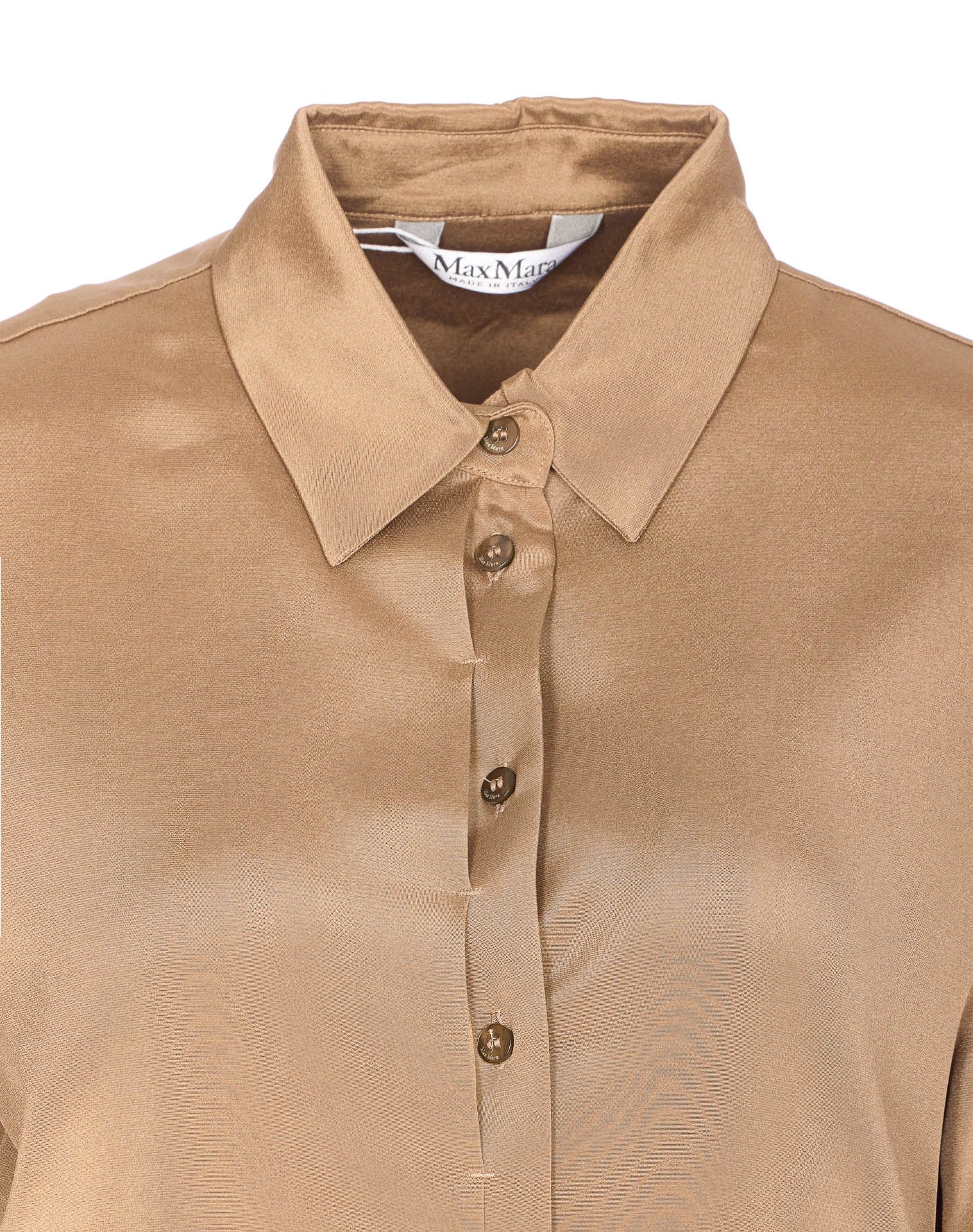 Max Mara Shirts Beige Silk