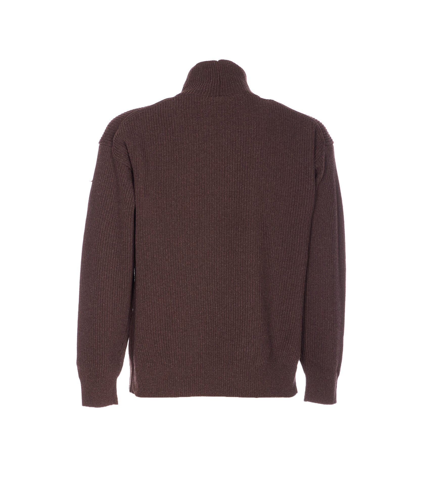 Auralee Sweaters Brown Wool