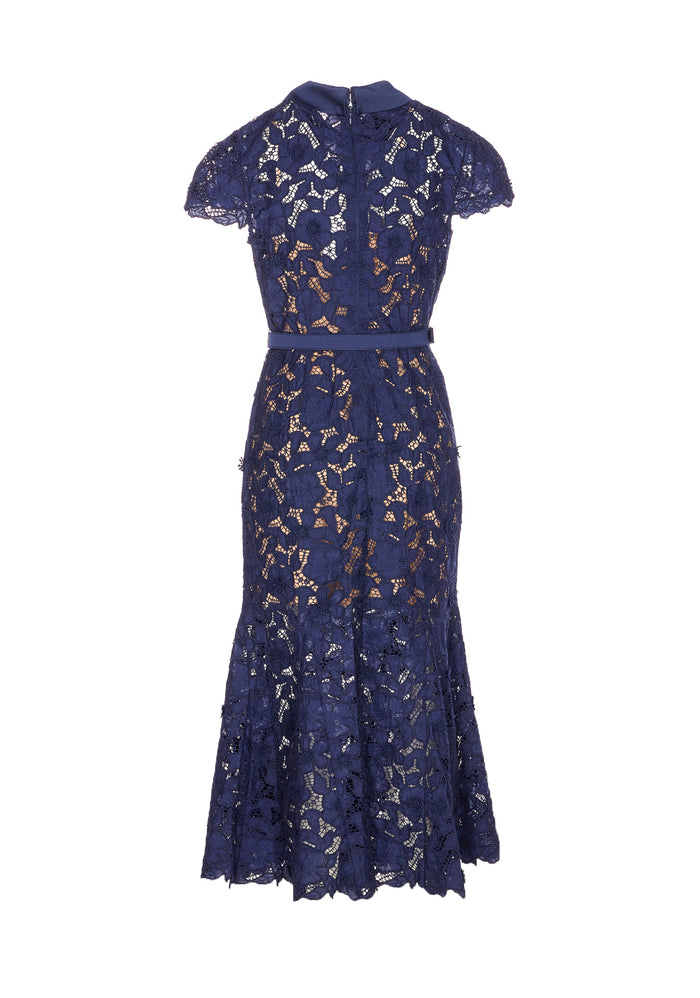 Self Portrait Dresses Blue Polyester