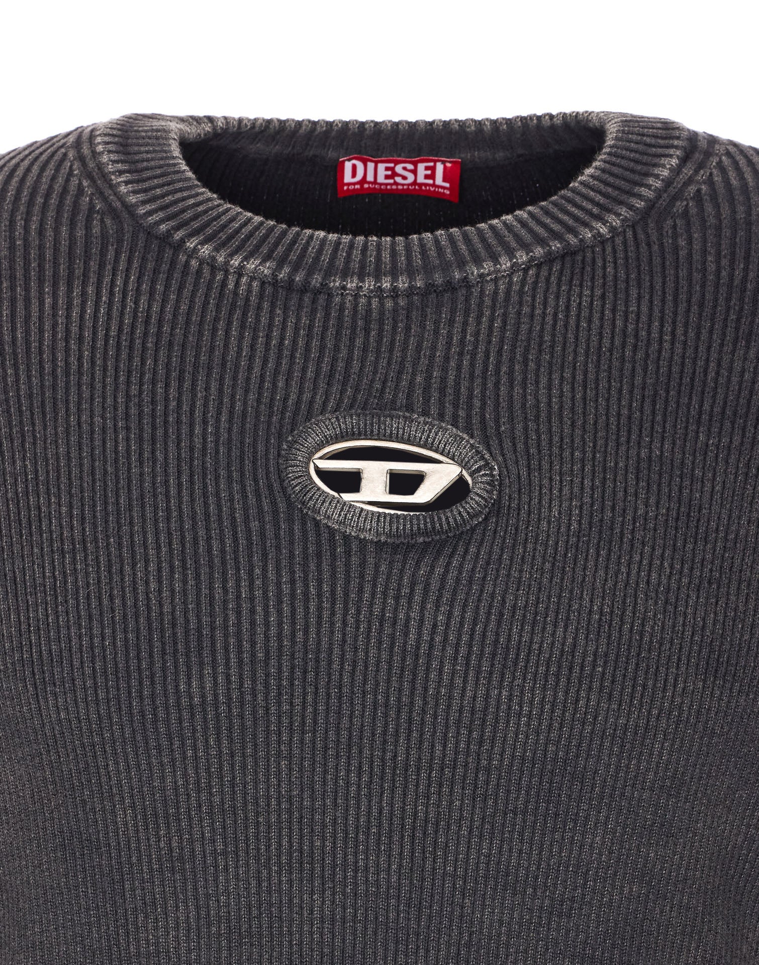 Diesel Sweaters Grey Cotton