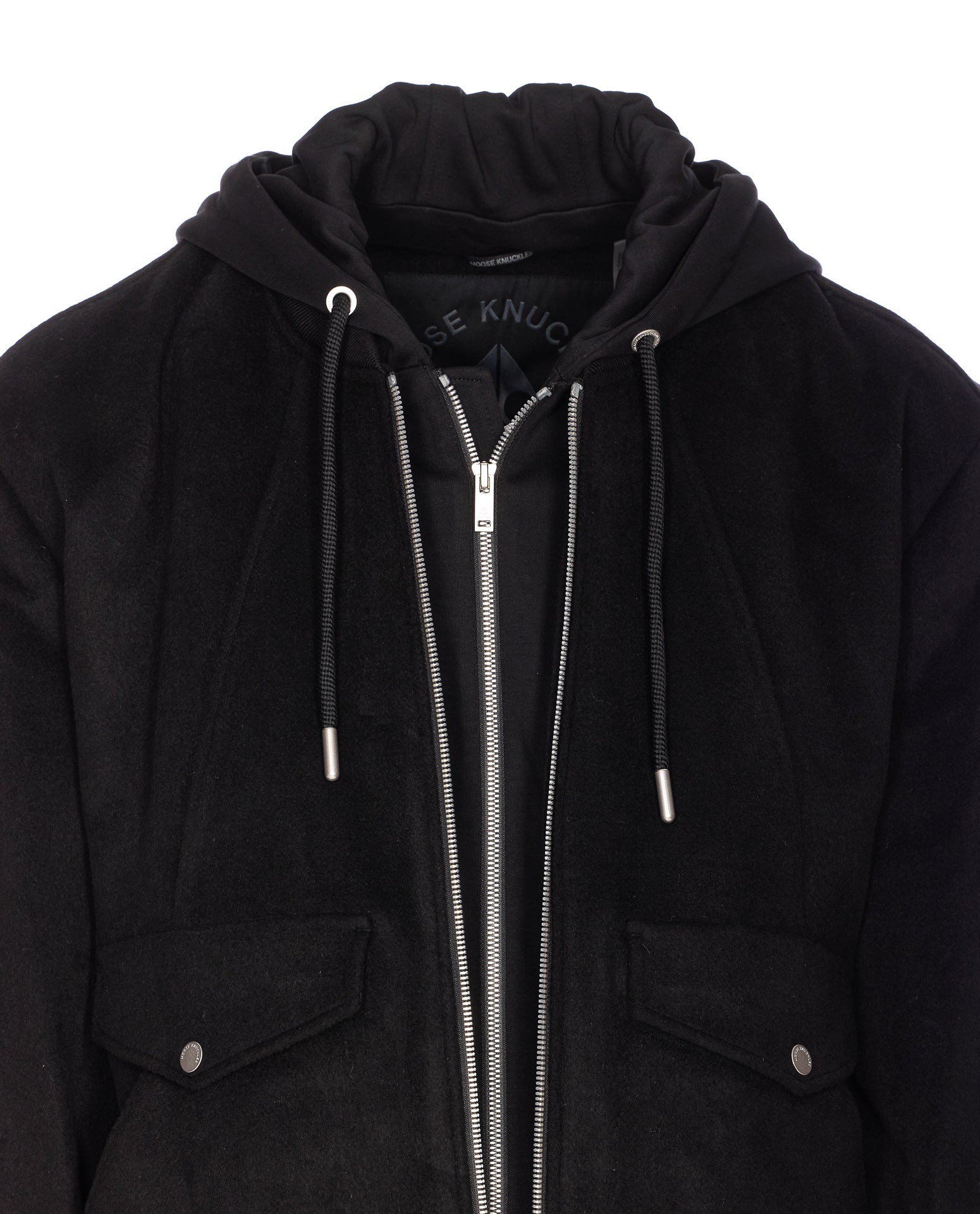 Moose Knuckles Jackets Black Wool