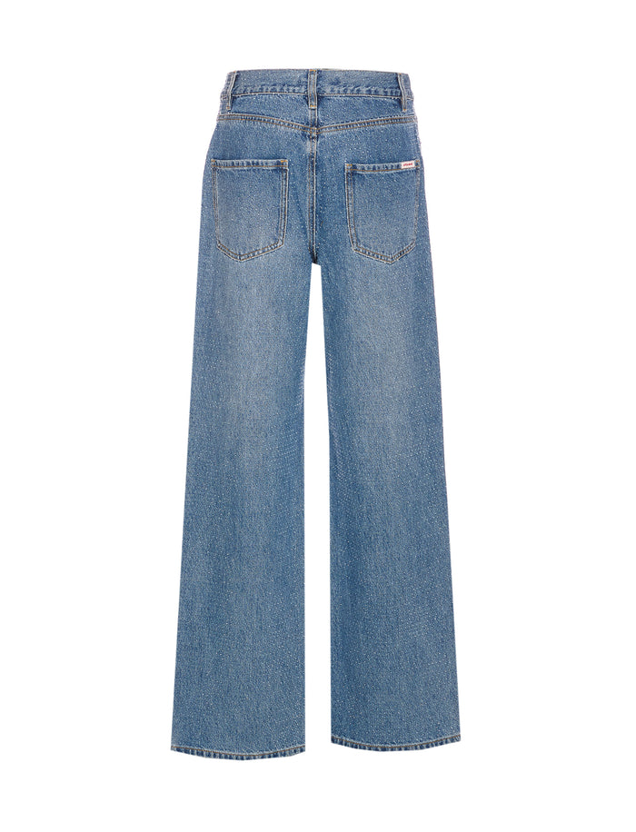 SELF PORTRAIT Jeans Blue Cotton