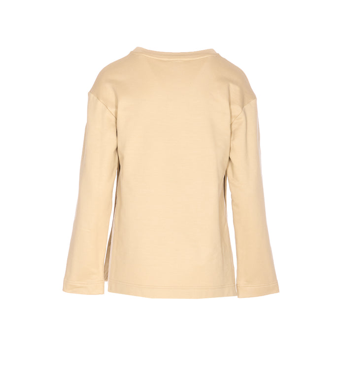 Max Mara Sweaters Beige Silk
