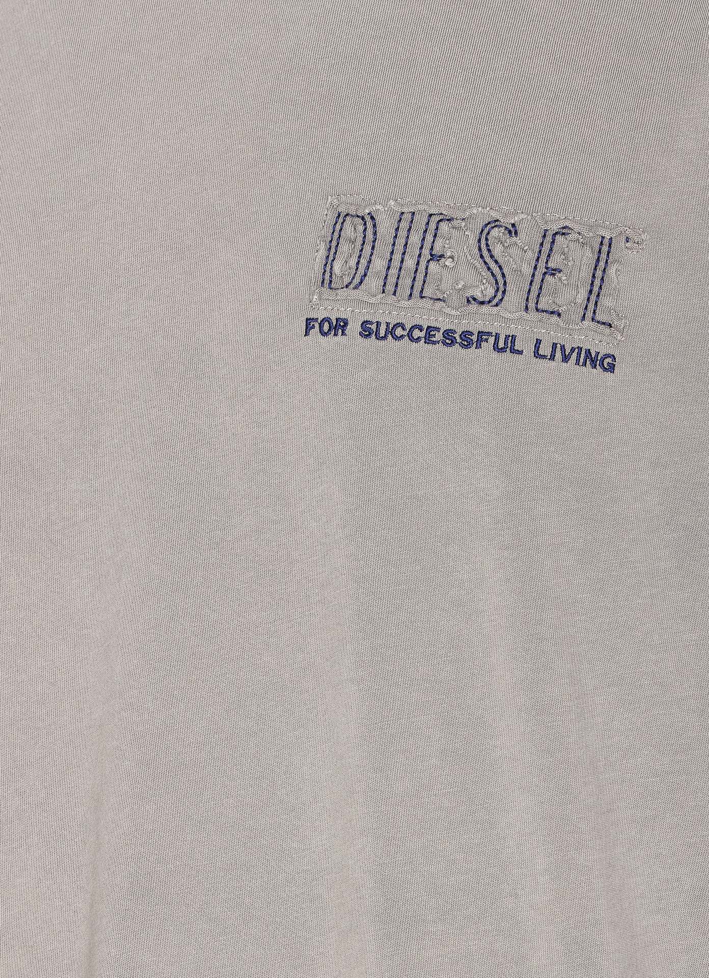 Diesel T-shirts and Polos Grey Cotton