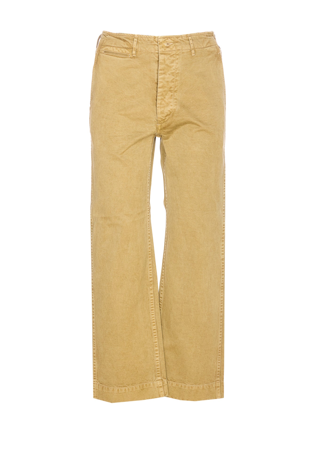 Auralee Trousers Beige Cotton