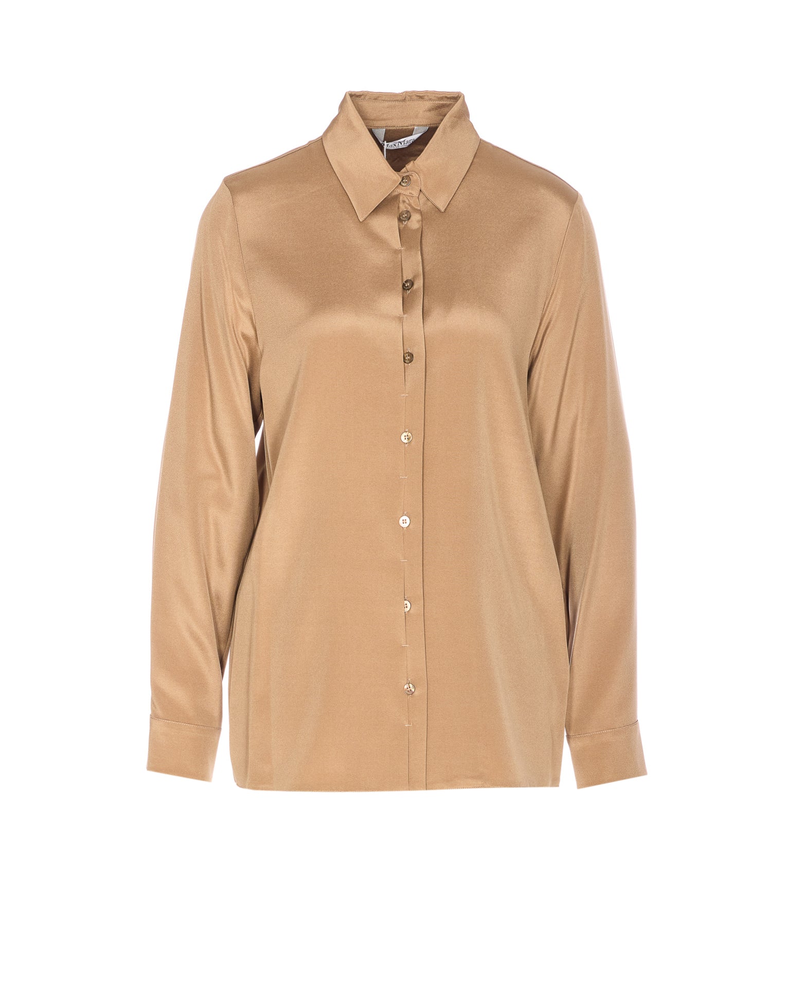 Max Mara Shirts Beige Silk