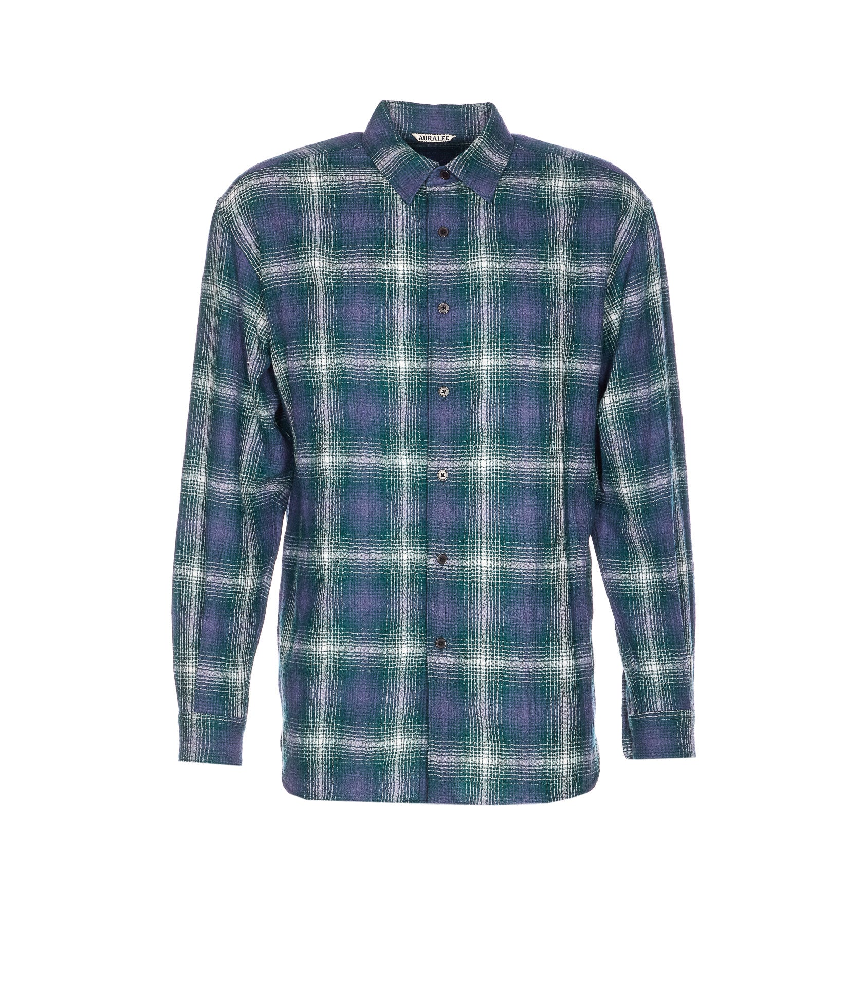 Auralee Shirts Blue Wool