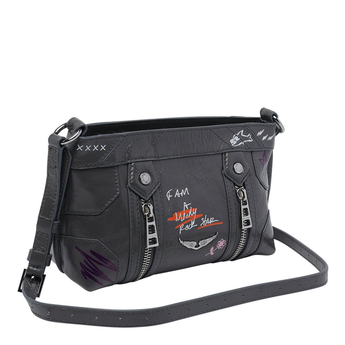Zadig & Voltaire Bags Grey Calf Leather