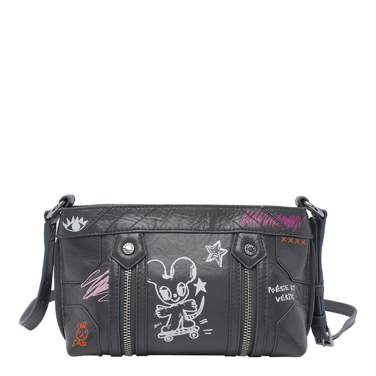 Zadig & Voltaire Bags Grey Calf Leather