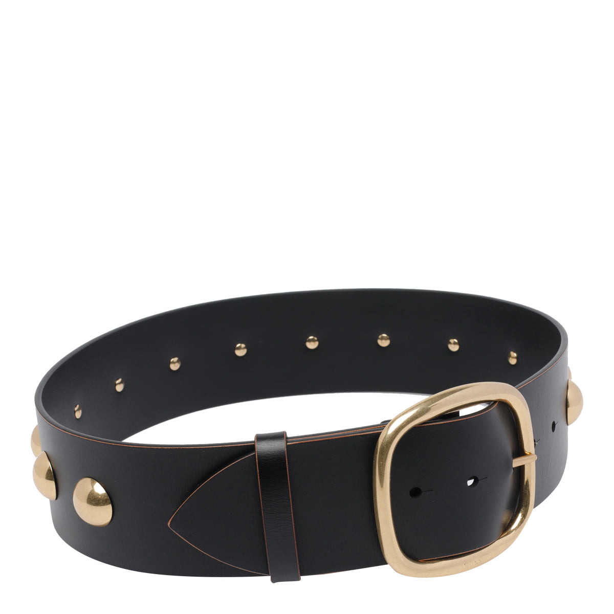 Chloè Belts Black Calf Leather