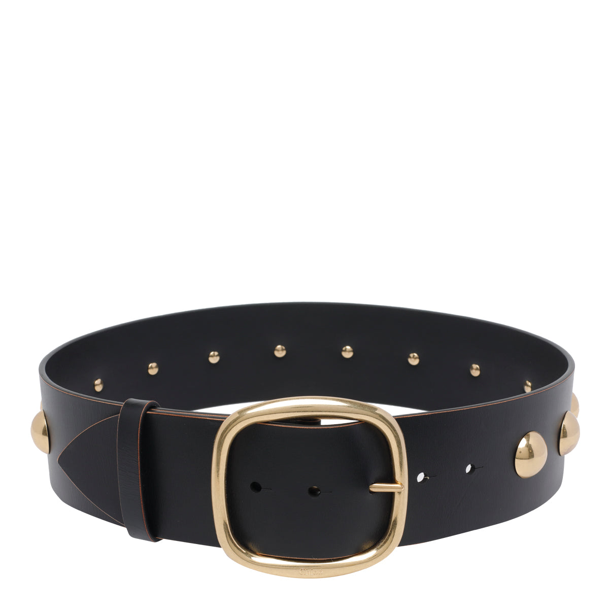 Chloè Belts Black Calf Leather
