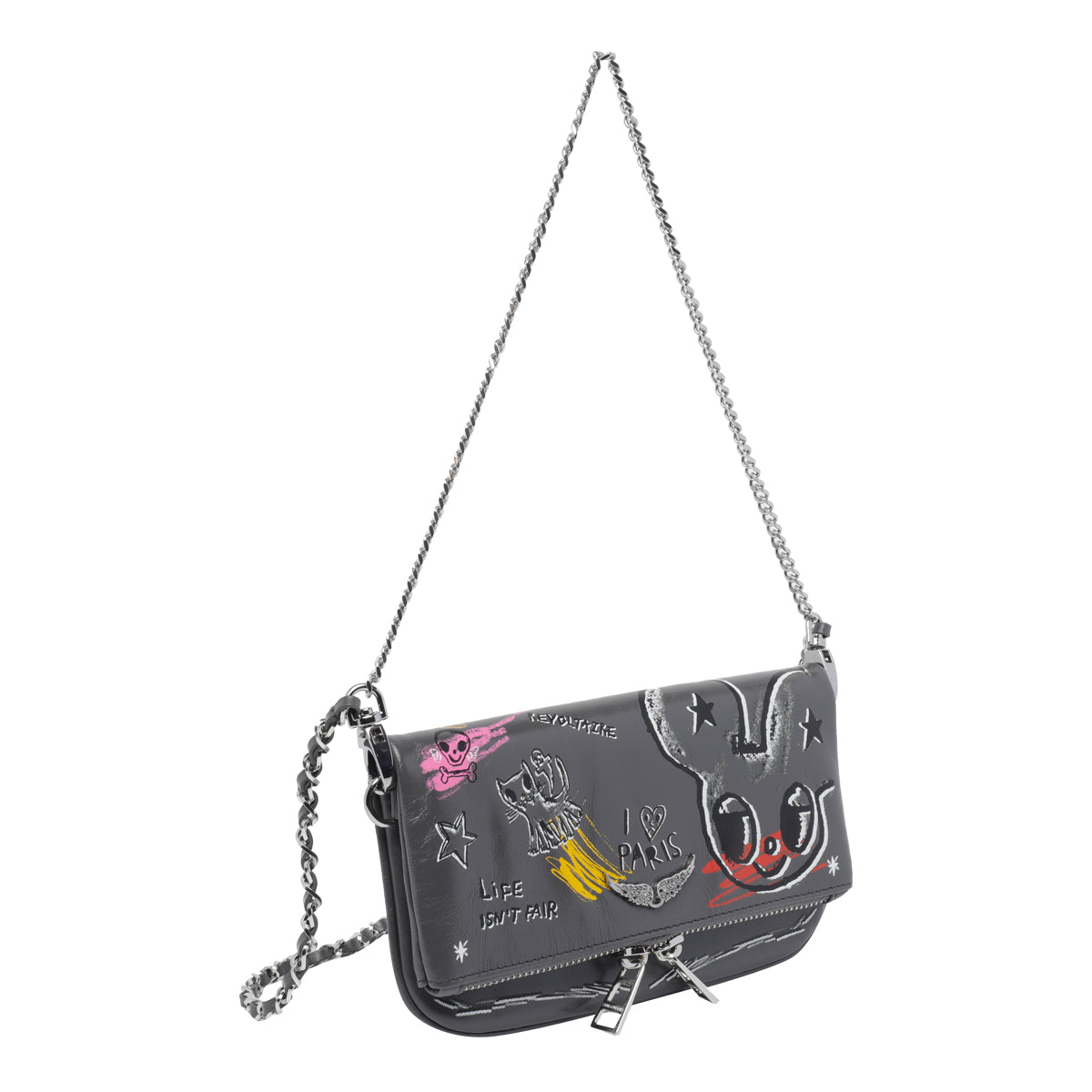 Zadig & Voltaire Bags Grey Calf Leather